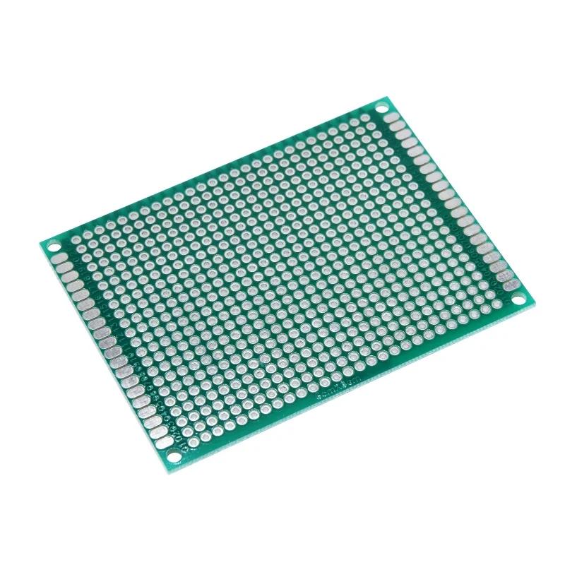  μ ȸ IC , ܸ  Ÿ, 6x8cm PCB, DIY 2.54mm, 6x8cm 극庸 ÷Ʈ, 60x80mm, 10 